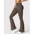 thumbnail image 3 of Scrunch Flare Leggings Daze V Back Butt Lifting Wide Leg High Waist 31.5" Gym Workout Yoga Pants, 3 of 6