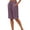 *Purple, variant on VBVC Women's Cotton-Linen Drawstring Bermuda Shorts , Summer Knee Length Shorts For Women,Ladies' Button Side Slit Beach Shorts with Pockets,Army Green,S-2XL