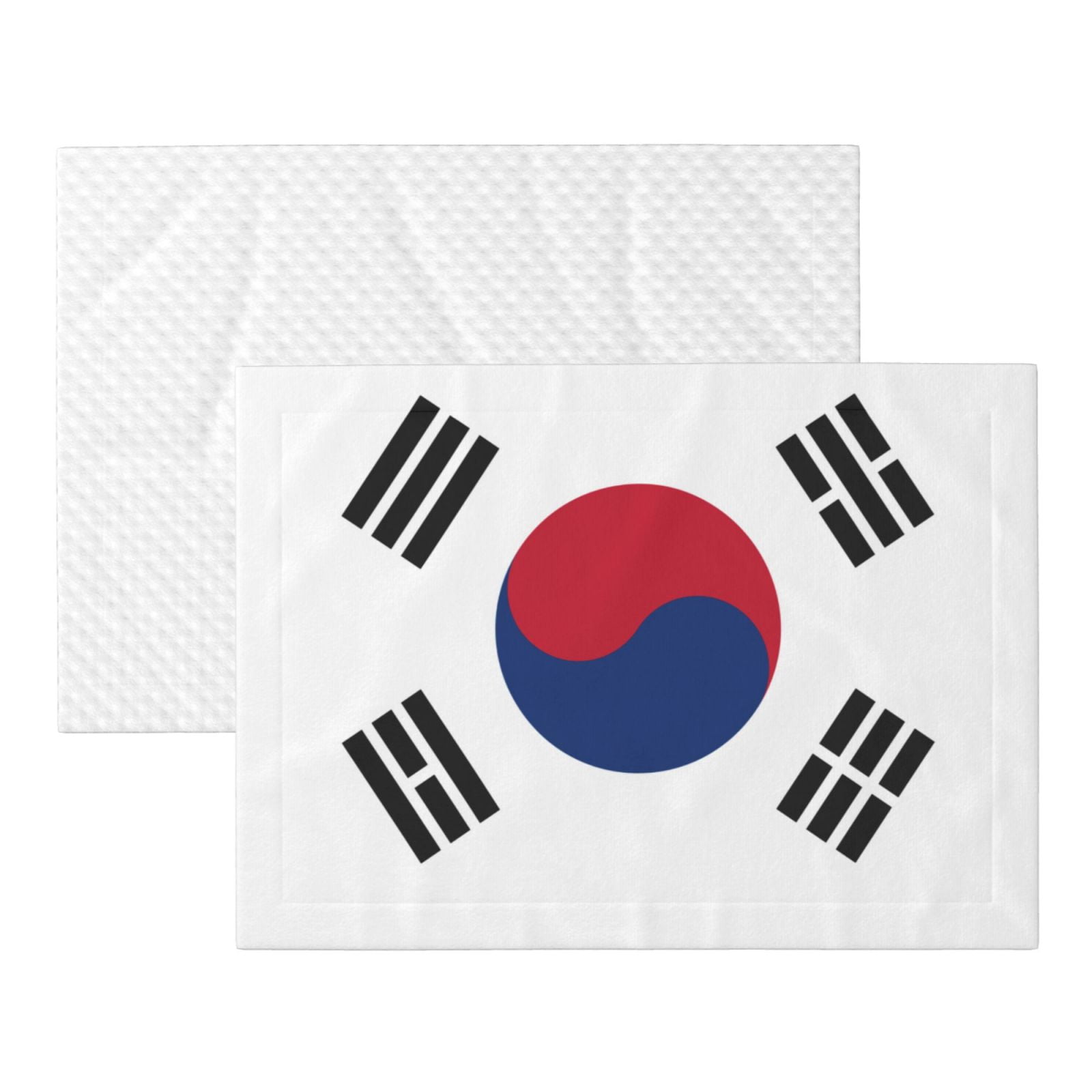 Flannel Throw Dog Blanket South Korean Flag Soft Warm Print Pet Blankets for Small Dog Cat Puppy