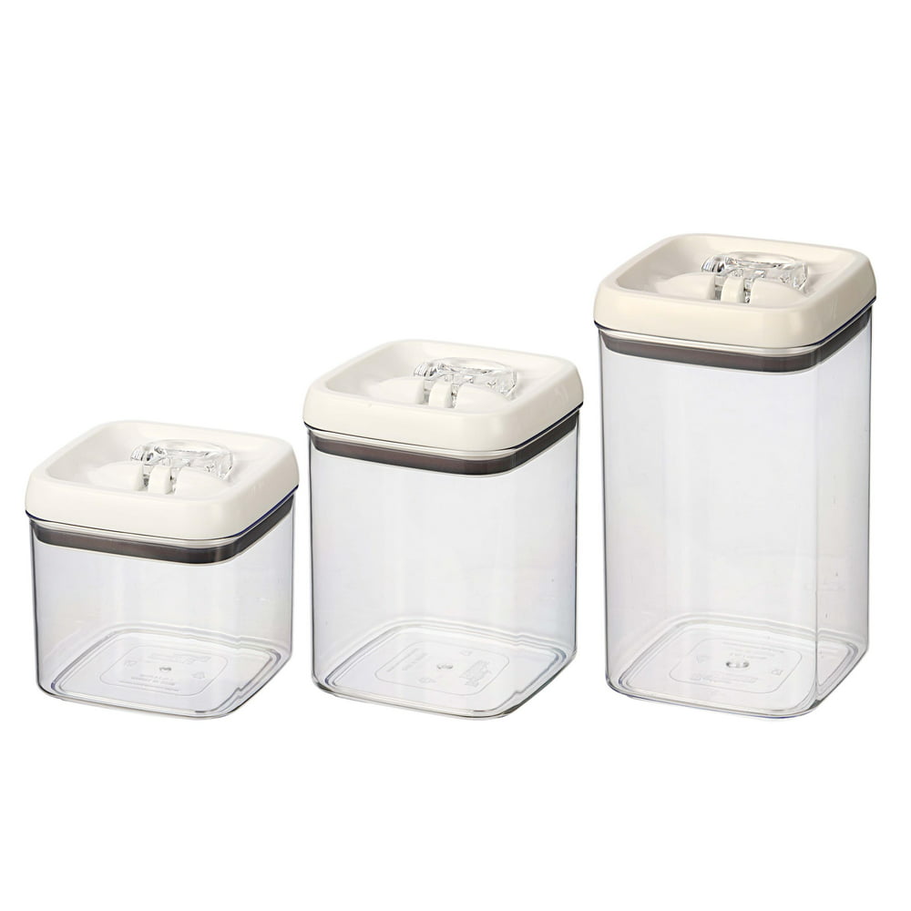 Better Homes & Gardens 3 pack Flip-Tite Square Food Storage Container ...