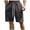 Dark Gray, variant on FRSASU Men's Capri Sweat Shorts Hip Hop Solid Below Knee Loose Basketball Athletic Shorts with Pockets Dark Gray