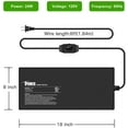 thumbnail image 2 of iPower 8" X 18" Reptile Heat Mat - 24W Under Tank Heater with Adjustable Thermostat for Turtles, Snakes, Lizards & Amphibians, 2 Pack, 2 of 8
