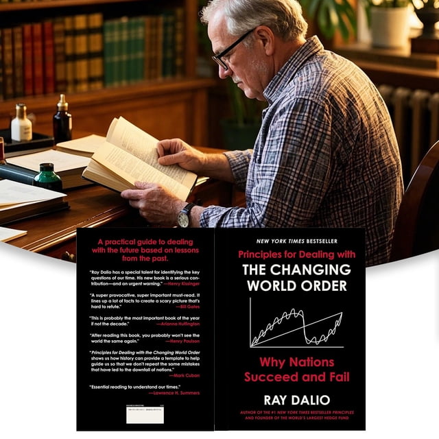 Principles for a Changing World Order: the Reasons Why Nations Succeed and Fail Hardcover Book A5 - Principles for Dealing with the Changing World : Why Nations Succeed and Fail Book*1