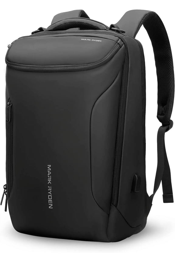 Business Computer Backpack for Men - Waterproof, Sport Car Shape Design with USB Port, Fits 17.3 Inch Laptop (YKK-3 Pocket)