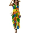thumbnail image 2 of Building Blocks Construction Brick Sleeveless Dress Summer Women Clothes Dress for Pregnant Women Dresses, 2 of 9