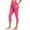Hot Pink, variant on Tqcoqu Women's High Waisted Yoga Capris with Pockets, Tummy Control Non See Through Workout Athletic Running Capri Leggings,Black Women's S-XXXL