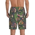 thumbnail image 6 of KLL Forest Animals And Plants for Men's 1-Pack Shorts,Sleep Pajama Shorts for Men Soft Pj Shorts Men's Pajama Bottoms Sleepwear -4X-Large, 6 of 7