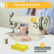Heavy Duty Thick Material Lockstitch Sewing Machine, 3000 SPM, Automatic Lubrication, for Jeans, Leather & Fabrics