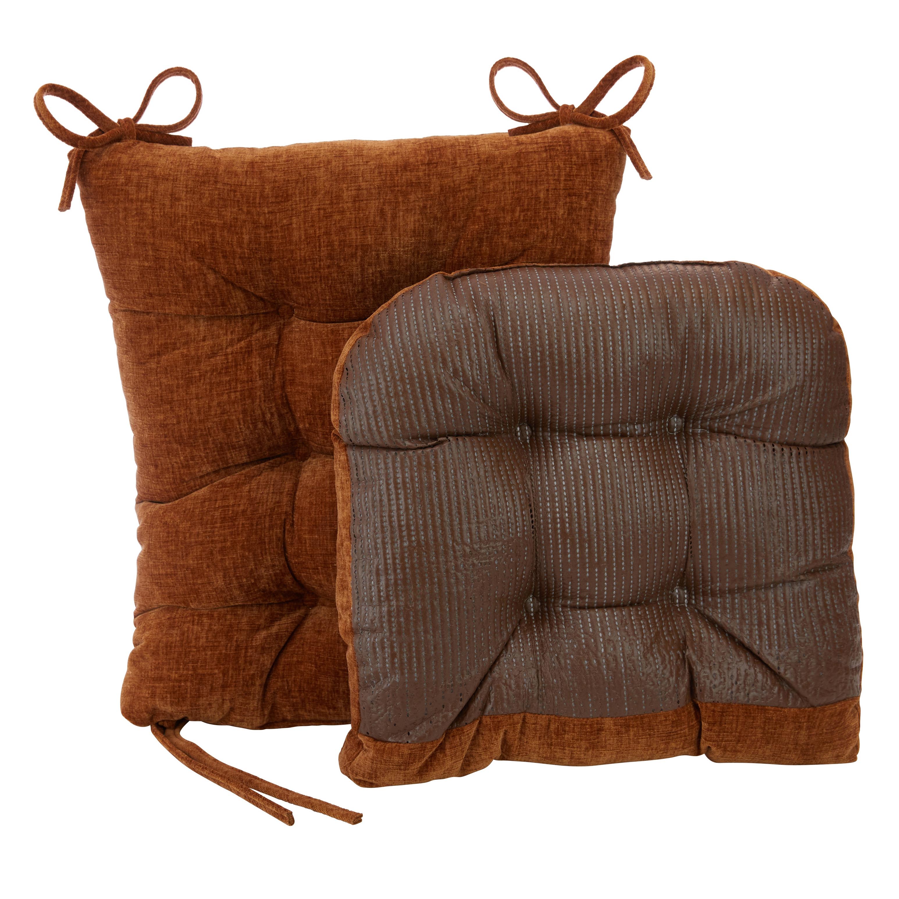 Non-Slip, Gripper Plush Rocking Chair Cushion Set