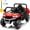 Red, variant on 24 Volt Ride on Toys, Joyracer Ride on Dump Truck with Remote, Dump Bed, Music, Shovel, Bluetooth, Black