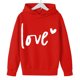 thumbnail image 4 of Sudadera con capucha y estampado de corazón de San Valentín, sudadera de manga larga para niños y niñas, chaqueta para niñas de talla mediana y grande., 4 of 7