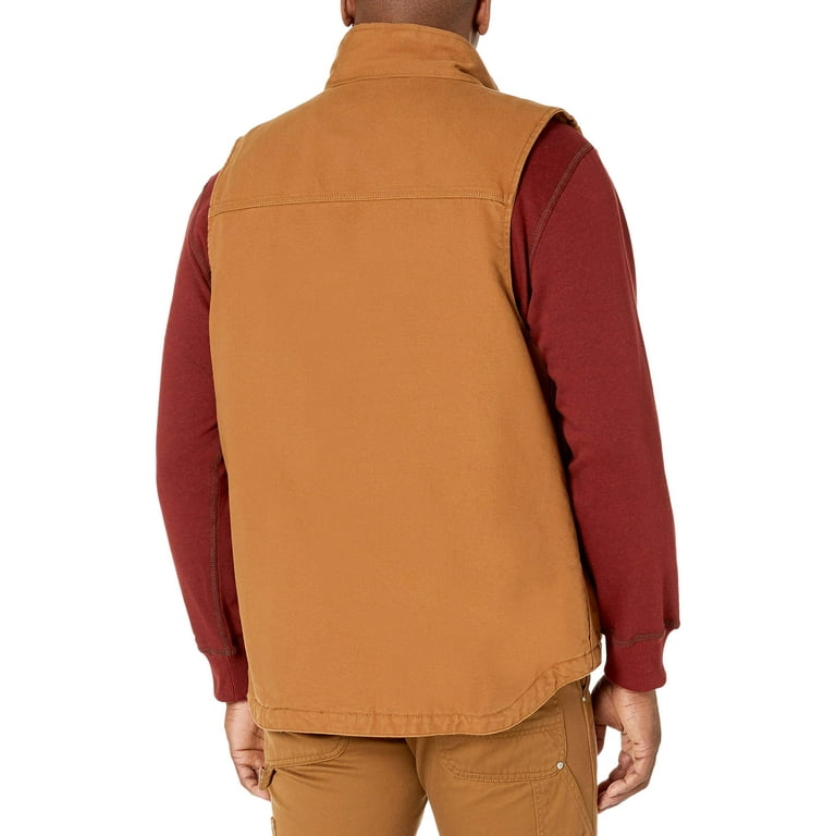 Carhartt Mens Sherpa Lined Mock-Neck Vest (Big & Tall) Work