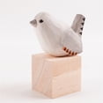 thumbnail image 2 of JWDX Sculpture Clearance Bird Figurine - Small Wood Bird Statue Art Handmade Carving Decoration Miniature Animals, 2 of 3