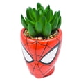 thumbnail image 2 of Maceta Decorativa Cerámica con Planta Artificial, Diseño Spider Man en 3D, Maceta Decorativa para Hogar, Escuela u Oficina, 2 of 4
