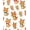 Orange, Pattern 3, variant on ODIKA 2x3 Machine Washable Non-Slip Area Rug, Whimsical Cat Head with Playful Accents High Traffic Rug, Pink, 531356