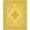 Yellow, Pattern 1, variant on ODIKA 4' x 6' Machine Washable Non-Slip Area Rug, Middle Eastern Vine High Traffic Rug, Gold, 335717