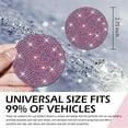 thumbnail image 2 of 2PCS Bling Car Cup Holder Coasters, Universal Cup Holder Pad Set, Auto Interior Accessories，2 .75 Inch Full Crystal Rhinestone Car Cup Holder Insert Coaster Anti-Slip Auto Automotive Interior（Pink）, 2 of 4