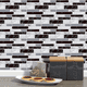 thumbnail image 5 of Azulejos Adhesivos para Cocina o Baño Ladrillo Blanco Negro 27pcs, 5 of 5