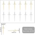 thumbnail image 4 of 32pcs 2 Colors Swords Knife Bookmark Charms Plating Alloy Sword with Skull Pendants Dagger Punk Earring Charms for DIY Jewelry Making and Custom Toymaking, 4 of 9