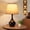 A. Beige Shade & Black Base, variant on Touch Table Lamps for Nightstand, 3-Way Dimmable Small Bedroom Lamps for Night Stands, Gold Bedside Lamps for Living Room, Kids Room, End Table(LED Bulb Included)