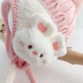 thumbnail image 6 of DHFJKG Baby Fuzzy Pom Hat Winter Knitted Beanie Adorable Animal Design Infant Cap For Boys Girls Comfort Hats, 6 of 7