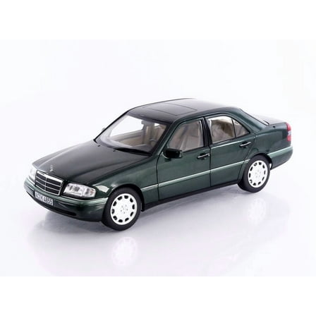1993 Mercedes-Benz C-Class Malachite Green Metallic 1/18 Diecast Model Car by Norev