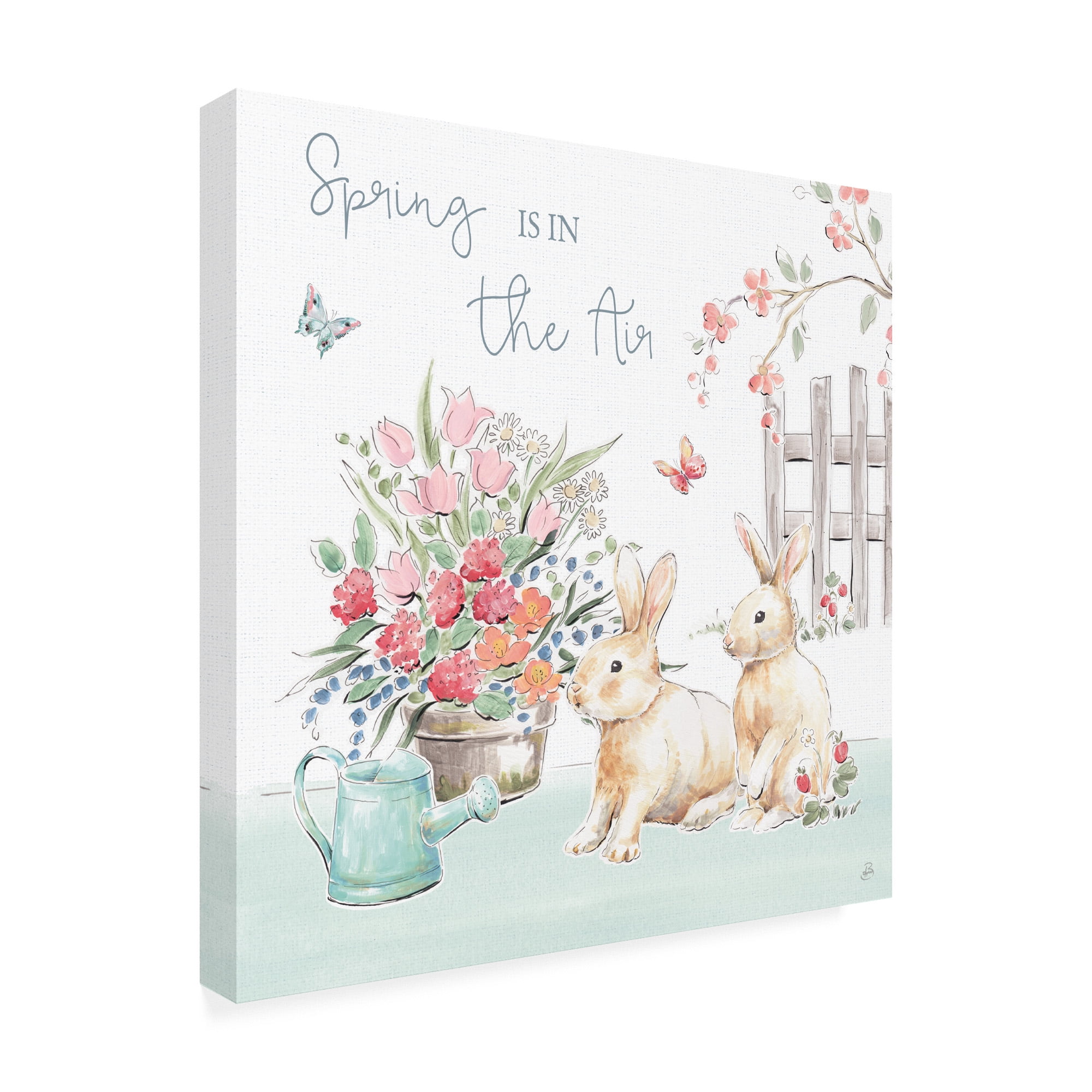 Trademark Fine Art 'Springtime VI' Canvas Art by Daphne Brissonnet