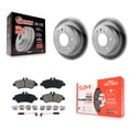 thumbnail image 1 of Transit Auto Rear Coated Disc Brake Rotors and Semi-Metallic Pads Kit for Car Sprinter 2500 Mercedes-Benz Dodge 3500 Freightliner KGS-101248, 1 of 11