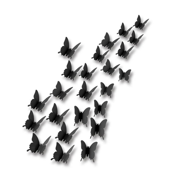 Unique Bargains DIY 3D Waterproof Butterfly Shaped Wall Sticker Decal