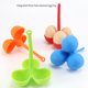 thumbnail image 3 of Bearachild Hervidor de silicona para huevos, reemplazo portátil de 3 agujeros, portátil, reutilizable, lavable, accesorios para herramientas de cocina Cocina y Comedor Rojo Bearachild HA079650-02, 3 of 6