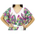 thumbnail image 6 of Bimba Womens Long Floral Caftan Designer Cover Up Holiday Kaftan Ladies Gown Maxi Dress, 6 of 6