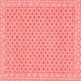 thumbnail image 1 of Ahgly Company Machine Washable Indoor Square Oriental Red Modern Area Rugs, 7' Square, 1 of 4