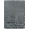 thumbnail image 6 of SAFAVIEH Paris Darwin Plush Polyester Shag Area Rug, Slate, 5' x 8', 6 of 7
