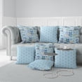 thumbnail image 2 of Elegant Elephant Paisley Throw Pillow in White 20x20, 2 of 5