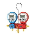 thumbnail image 3 of Pressure Gauges Digital Display Refrigeration Vacuum Pressure Manifold Tester Meter Temperature Tester Tool Charging Hose ,Easy to Install, 3 of 6
