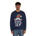 thumbnail image 4 of Science teacher Elf Unisex Sweatshirt, S-2XL Christmas Holidays Xmas Elves, 4 of 9