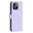 thumbnail image 2 of SaniMore Case for iPhone 14 (6.1" 2022), PU Leather Flip Folio Book Protective Cover with Cash Pocket Magnetic Clasp Credit Card Holder Kickstand Men Women TPU Shockproof Wallet Shell, Lightpurple, 2 of 11