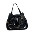 thumbnail image 3 of Bolso de Hombro con Forma de Gato jinwen Piel Sintética Y2K Ita para Mujer Regalo de Cumpleaños Negro, 3 of 8