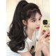 thumbnail image 3 of False Long Curly Ponytail Wig Hair Accessories Synthetic Wavy Pony Tail Hairpiece Hair Extension Natural Claw Clip Ponytail Women, 3 of 5