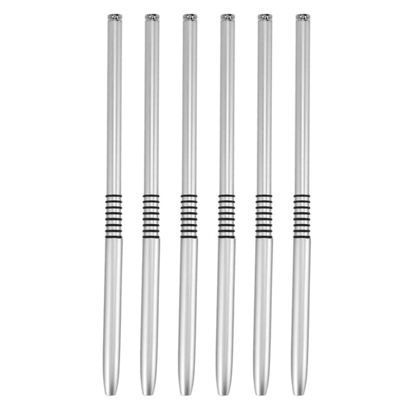 BOKYAN Ultra‑Thin 6‑Pack Nail Liner Brush Set – Multi‑Functional Dotting, Drawing & Striping Brush for Salon & Home Use