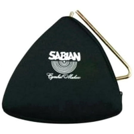 Black Zippered Triangle Bag