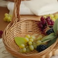 thumbnail image 3 of jesticaly Sturdy Woven Rattan Basket For Picnic Supplies And Household Items Organization Making Easy L, 3 of 6