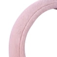 thumbnail image 3 of Auto Drive Faux Fur Elastic Stretch Steering Wheel Cover,Universal Fit for Sedans, SUVs,1 Pack, Pink, 3 of 5