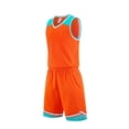 thumbnail image 4 of Unisex Youth Kids Boys Basketball Outfit Lightweight Basketball Tank Top and Track Shorts Sets Boy Summer Clothes, 4 of 4
