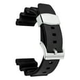 thumbnail image 1 of 22mm Suitable for Precision SKX007 Turtle Metal Ring Rubber Strap Watch Strap with Raised Silicone Steel Ring Strap, 1 of 5