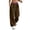 #0504-Brown, variant on TaTaai Womens Color Block High Waist Fleece Sweatpants with Pockets Drawstring Elastic Double Waist Trousers Bottoms for Daily