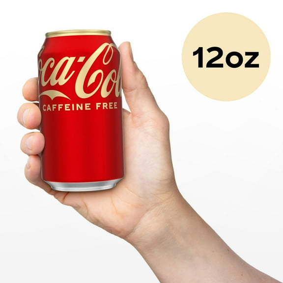 Coca-Cola Caffeine Free Soda Pop, 6Pack Cans 12 fl oz,