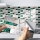 thumbnail image 2 of Decoración Adhesivos de cristal para azulejos de pared 1 unidad Adhesivo para cocina 2D Adhesivo para baño Azulejos de pared Manualidades y costura, 2 of 8