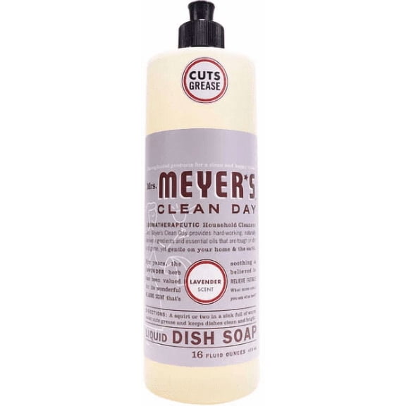 Mrs. Meyer's Clean Day Liquid Dish Soap Lavender 16 fl oz Pack of 2