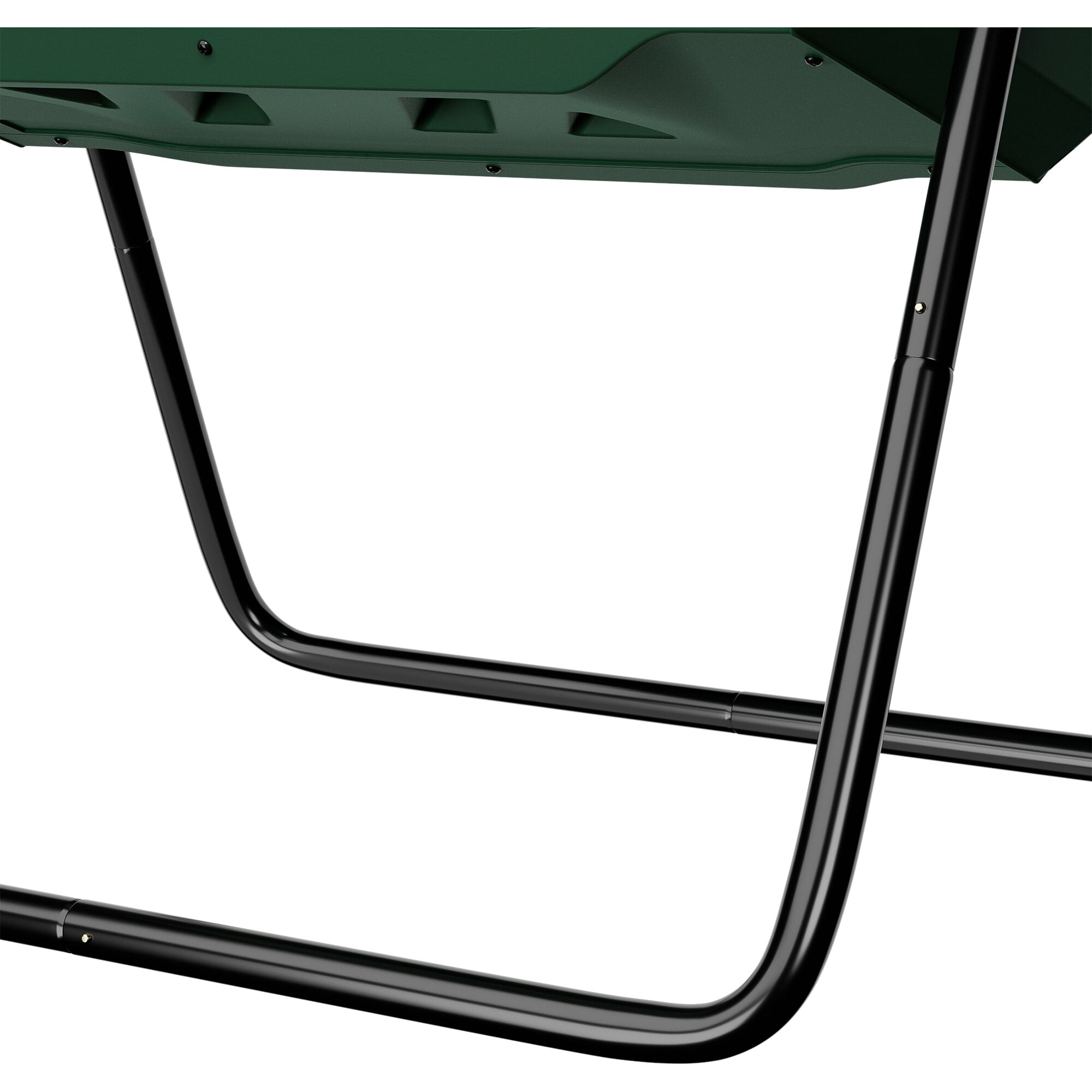 HomGarden 43Gal Tumbling Composter Bin 360° Dual Chamber BPA Free Green 36.4-in Height